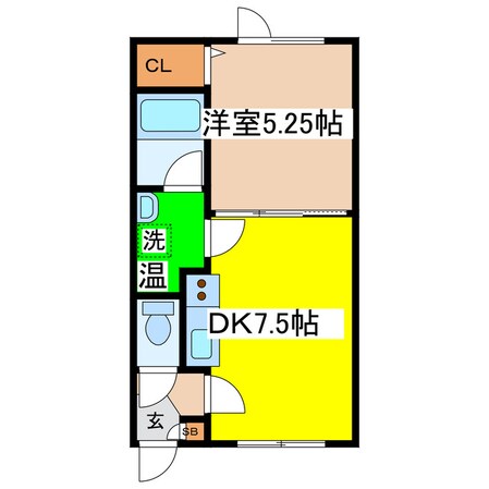 ブランノワールの物件間取画像